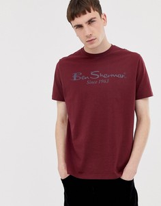 Футболка с большим логотипом Ben Sherman - Красный