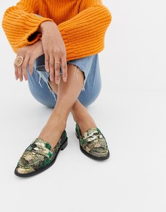 Лоферы на плоской подошве ASOS DESIGN Mantra - Мульти