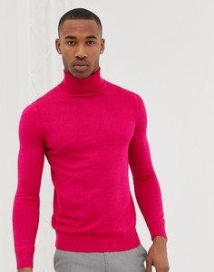 Джемпер с отворачивающимся воротником River Island - Розовый