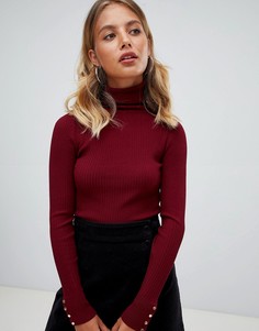 Джемпер с высоким воротом New Look - Фиолетовый