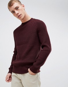 Бордовый джемпер с рукавами реглан New Look - Красный