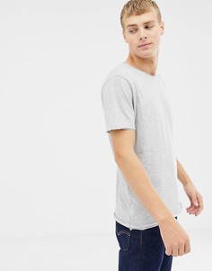 Базовая футболка с необработанными краями Brave Soul - Серый