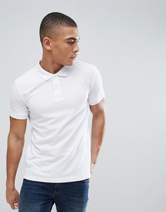 Белая футболка-поло из органического хлопка Esprit - Белый