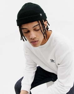 Черная короткая шапка-бини adidas Originals D98950 - Черный