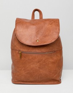 Мягкий рюкзак с молнией ASOS DESIGN - Рыжий