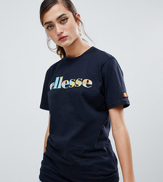 Свободная футболка с принтом Ellesse - Черный