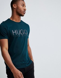 Зеленая футболка с логотипом HUGO Dolive-U2 - Зеленый