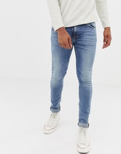 Синие джинсы скинни Nudie Jeans Co Lin - Синий