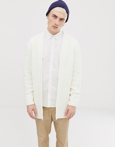 Белый кардиган из шенили ASOS DESIGN - Белый