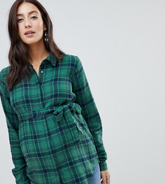 Рубашка в клетку Mamalicious - Мульти Mama.Licious