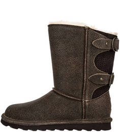 Утепленные полусапоги из нубука Clara Bearpaw