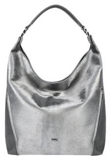 Кожаная сумка с меховой вставкой Lady Furla