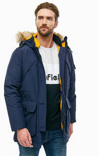 Синяя парка с капюшоном и карманами Hoosac Penfield