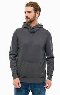 Серая толстовка из хлопка с карманом-кенгуру Mustang