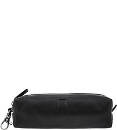 Кожаная ключница на молнии с карабином Sergio Belotti