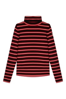 Полосатый джемпер-водолазка Moncler