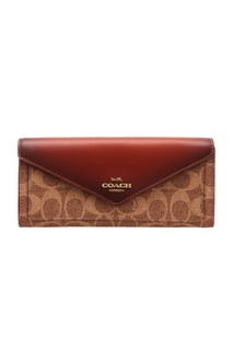 Кошелек с комбинированным дизайном Coach