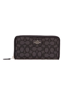 Жаккардовый кошелек на молнии Coach