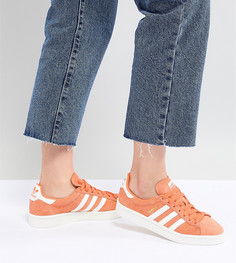 Оранжевые кроссовки adidas Originals Campus - Черный