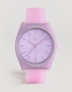 Часы с розовым силиконовым ремешком Adidas Z10 - Розовый