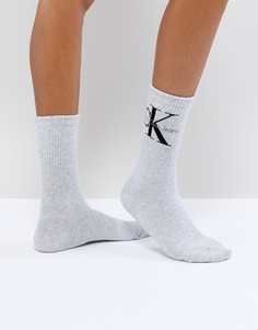 Носки с логотипом Calvin Klein Jeans - Серый