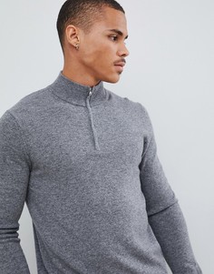 Серый джемпер из 100% мериносовой шерсти United Colors Of Benetton - Серый