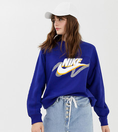Свитшот с логотипом Nike Archive - Синий