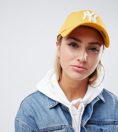 Кепка горчичного цвета с вышивкой NY New Era 9Forty - Желтый