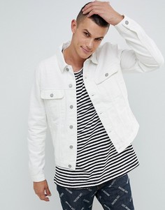 Белая джинсовая куртка ASOS DESIGN - Белый