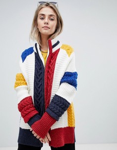 Кардиган в стиле колор блок Tommy Jeans - Мульти