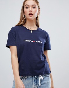 Футболка с логотипом Tommy Jeans - Черный