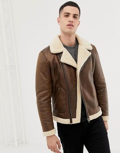 Куртка-авиатор Only & Sons - Коричневый