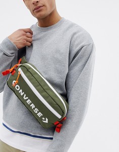 Зеленая сумка-кошелек на пояс в стиле ретро Converse - Зеленый