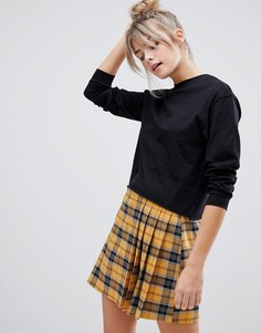 Черный лонгслив Pull&Bear - Черный