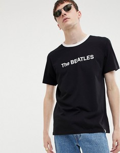 Черная футболка Pretty Green x The Beatles - Черный