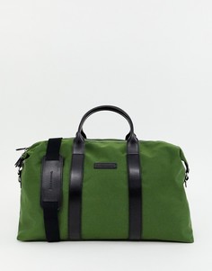 Зеленая парусиновая сумка Smith & Canova - Зеленый
