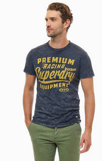 Хлопковая футболка с короткими рукавами Superdry