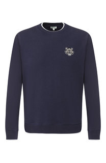 Хлопковый джемпер с аппликацией Kenzo