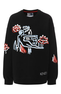 Пуловер из смеси хлопка и шерсти Kenzo