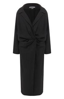 Однотонное платье с отложным воротником Jacquemus