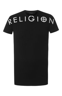 Хлопковая футболка с принтом Religion