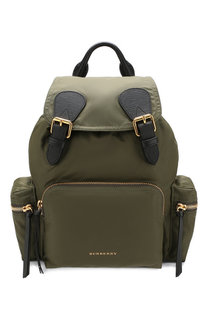 Рюкзак Rucksack medium с кожаной отделкой Burberry