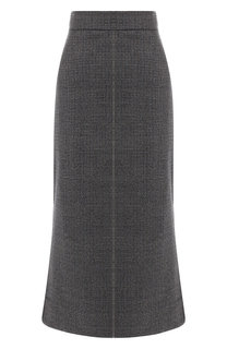Юбка-миди из шерсти Fendi