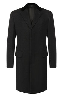 Кашемировое однобортное пальто Tom Ford