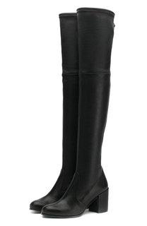 Кожаные ботфорты Tieland на устойчивом каблуке Stuart Weitzman