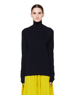 Черная хлопковая водолазка Haider Ackermann
