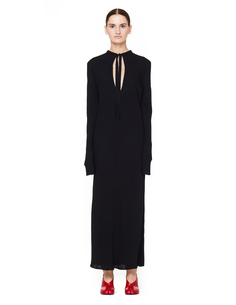 Черное платье с длинным рукавом Haider Ackermann