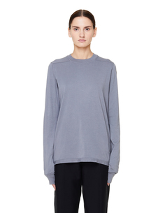 Серый хлопковый лонгслив Drkshdw BY Rick Owens