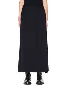 Черная юбка из габардина Yohji Yamamoto