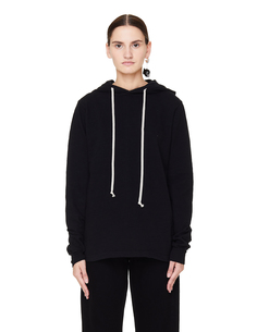 Худи из черного хлопка Drkshdw BY Rick Owens